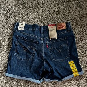 Levi's Women's Denim Shorts - Dark Blue